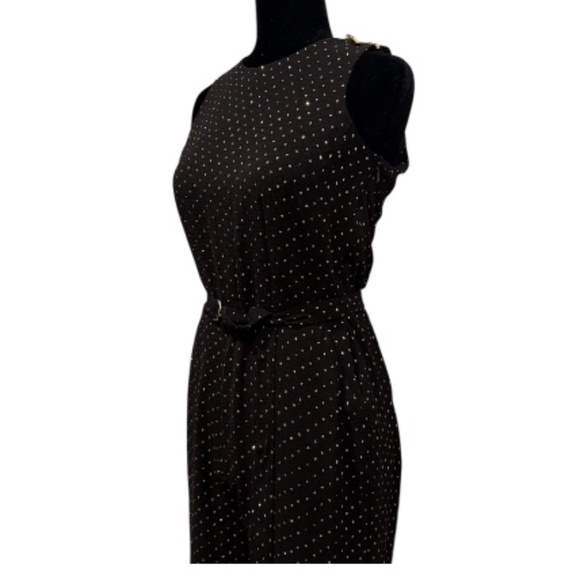 ⭐ Michael Kors Black Belted Sleeveless Jumpsuit – Size Medium - Picture 6 of 6